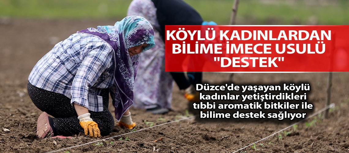 Köylü kadınlardan bilime imece usulü 