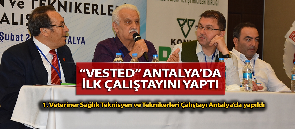 'VESTED', Antalya’da ilk çalıştayını yaptı