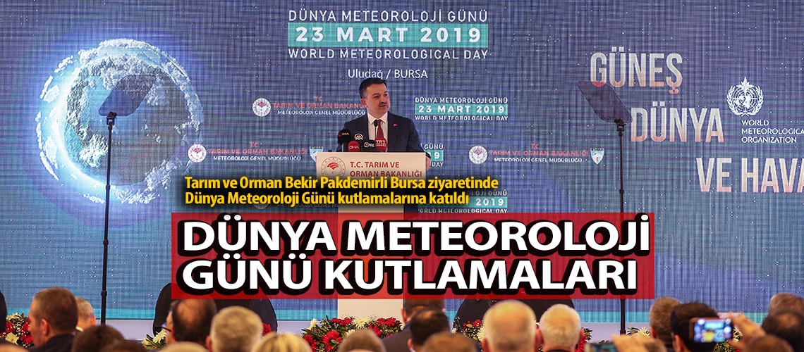 Dünya Meteoroloji Günü kutlamaları