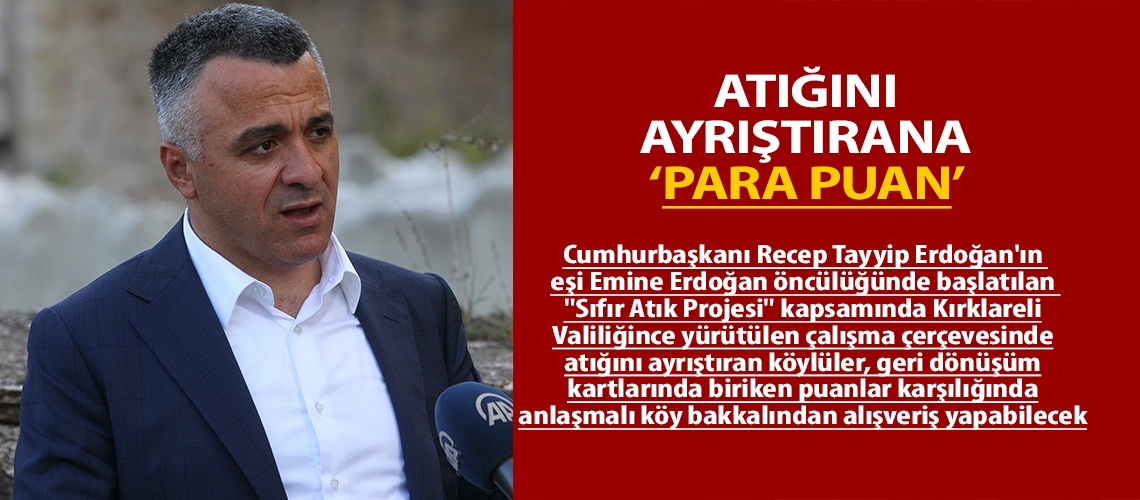 Atığını ayrıştırana para puan…