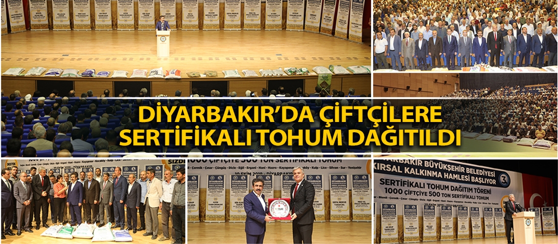 Diyarbakır’da çiftçilere sertifikalı tohum