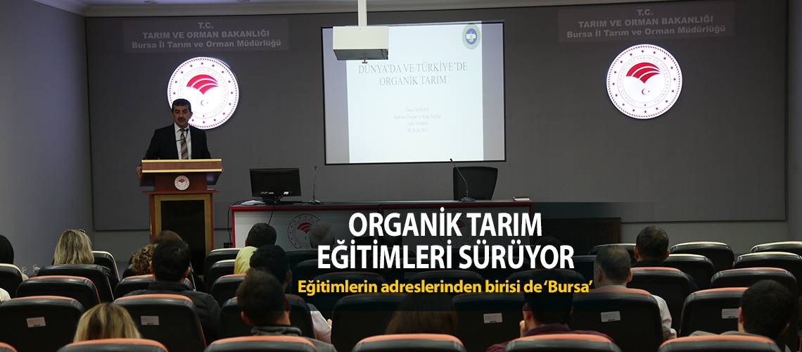 Organik tarım eğitimleri sürüyor