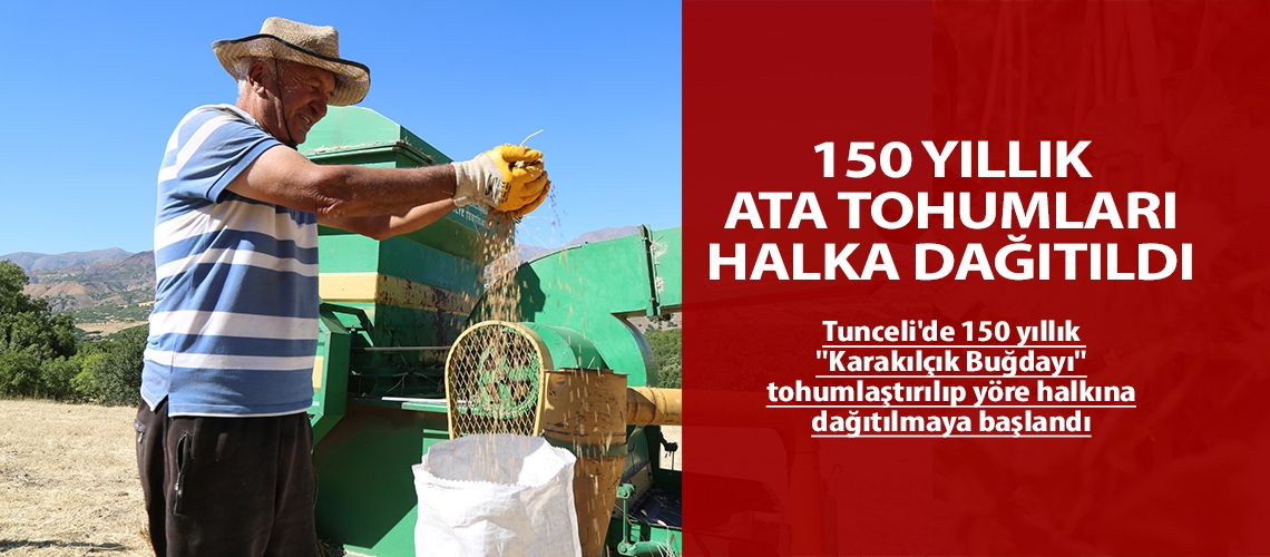 150 yıllık ata tohumları halka dağıtıldı