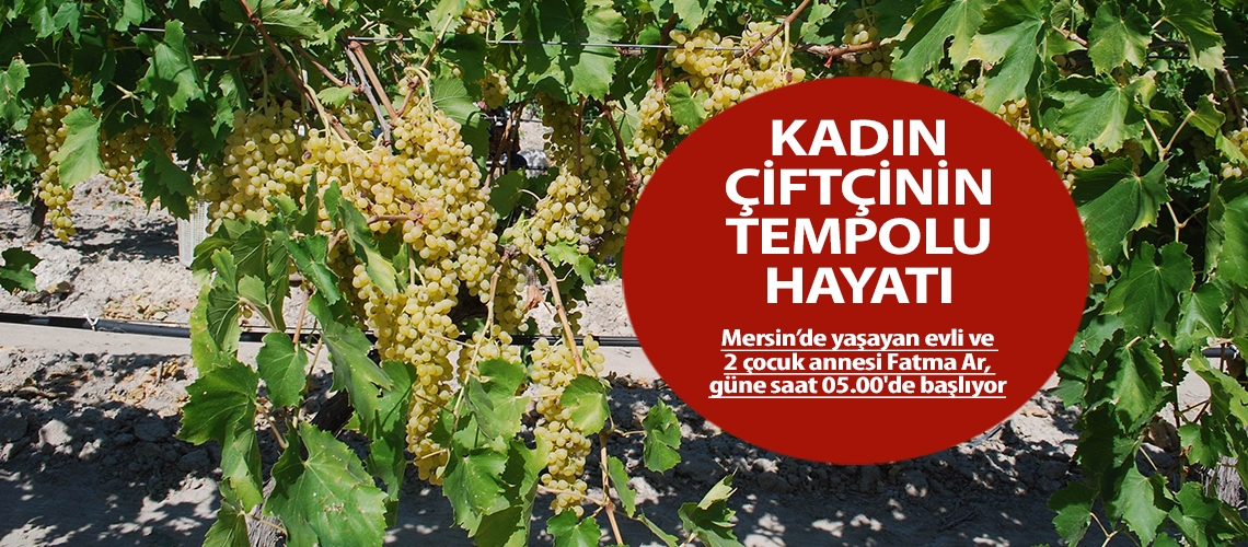 Kadın çiftçinin tempolu hayatı