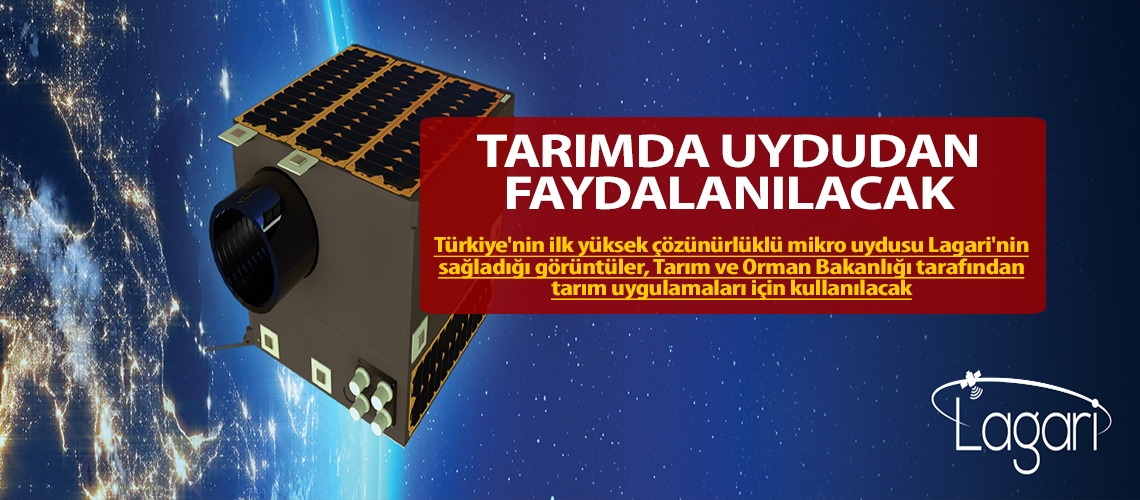 Tarımda uydudan faydalanılacak