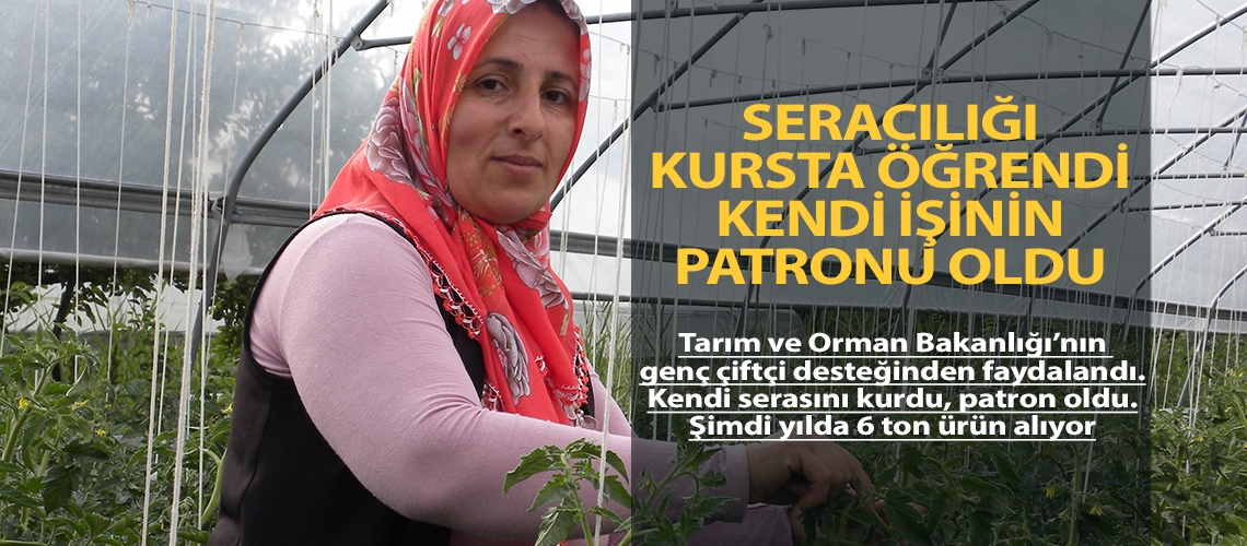 Seracılığı kursta öğrendi işinin patronu oldu