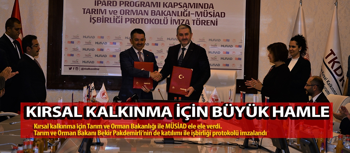 Kırsal kalkınma için büyük hamle