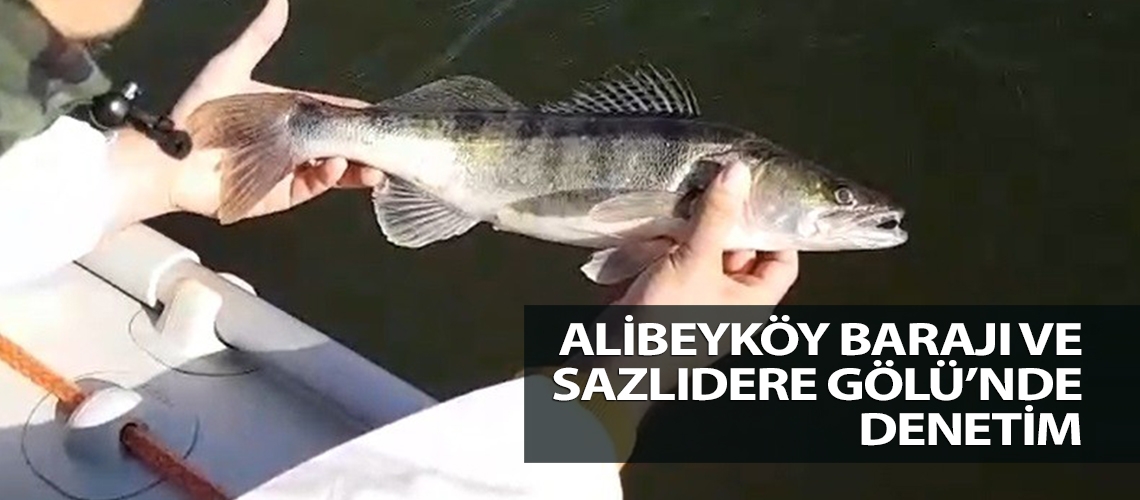 Alibeyköy Barajı ve Sazlıdere Gölü’nde denetim