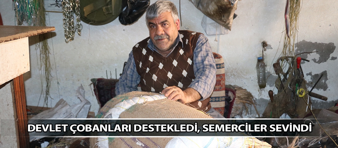 Devlet çobanları destekledi, semerciler sevindi