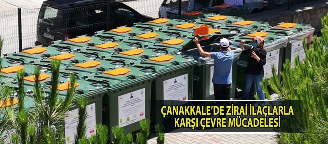 Çanakkale’de zirai ilaçlarla karşı çevre mücadelesi