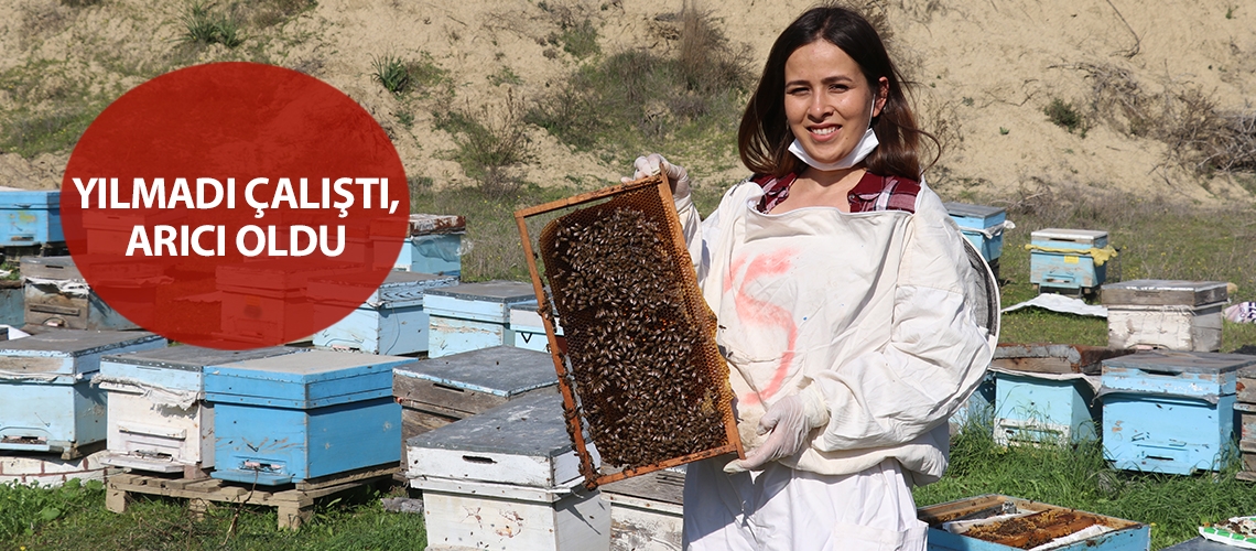 Yılmadı çalıştı, arıcı oldu