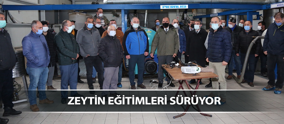 Zeytin eğitimleri sürüyor