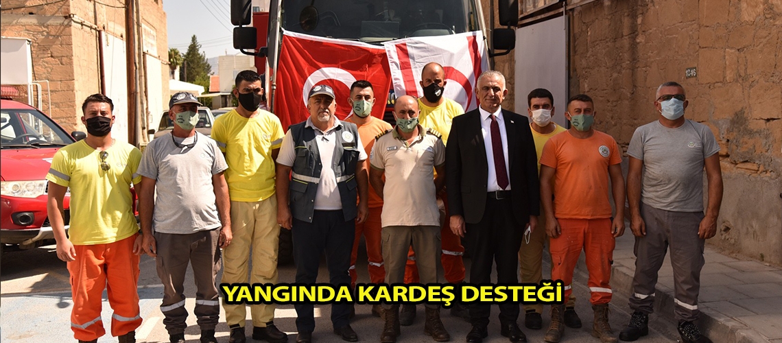 Yangında kardeş desteği