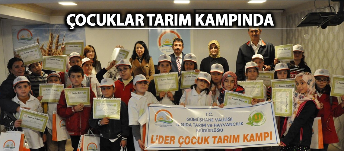 Gümüşhane’de lider çocuk kampı