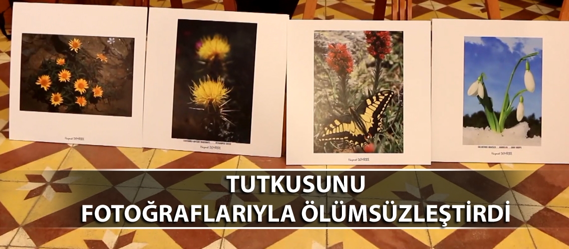 Tutkusunu fotoğraflarıyla ölümsüzleştirdi