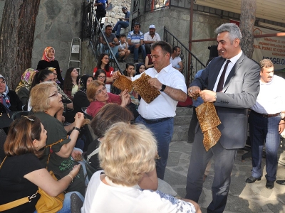 En güzel pestil ve pekmezler yarıştı