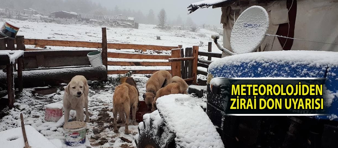 Meteorolojiden zirai don uyarısı